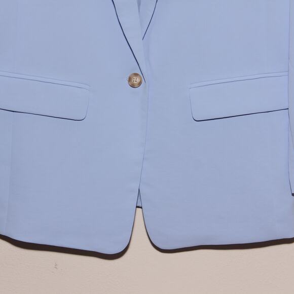 NEW Loft Light Blue Blazer Suit Jacket Size 10 - Picture 4 of 7